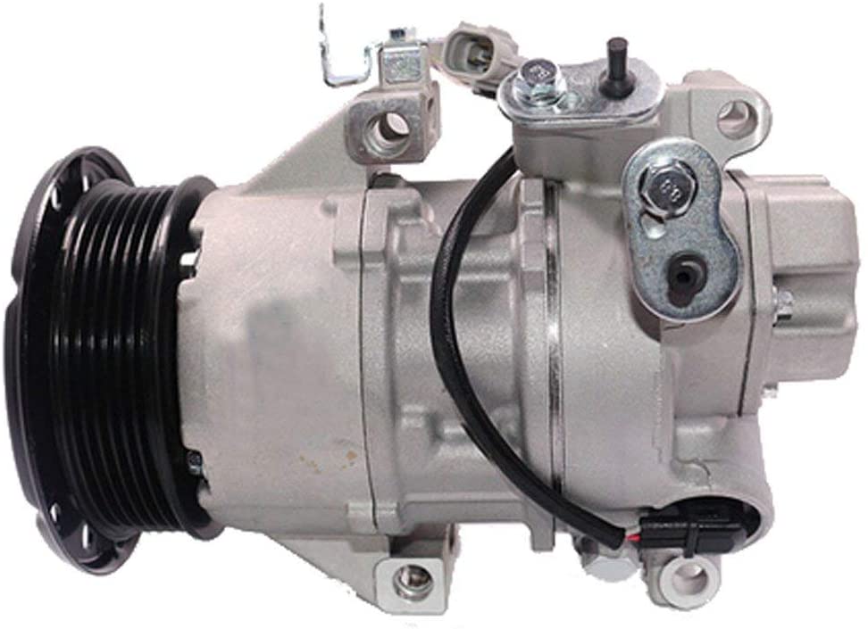 PANGOLIN 88310-52551 88310-2B720 6PK Air Conditioning Compressor AC Compressor with Clutch Assy for Toyota yaris 1.3 Denso 5SER09C Spare Parts, 3 Month Warranty
