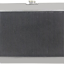 OzCoolingParts Pro 3 Row Core Aluminum Radiator +12" Fan w/Shroud for 1963-1968 64 65 66 67 Chevy Chevelle/Malibu/Implala/Caprice
