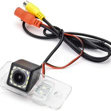 aSATAH Fisheye Lens Car Rear View Camera for Audi A3 A4 S4 RS4 A6 C6 S6 RS6 A8 S8 Q7/Q7 DTI & Vehicle Camera Waterproof and Shockproof Reversing Backup Camera (Fisheye Lens)