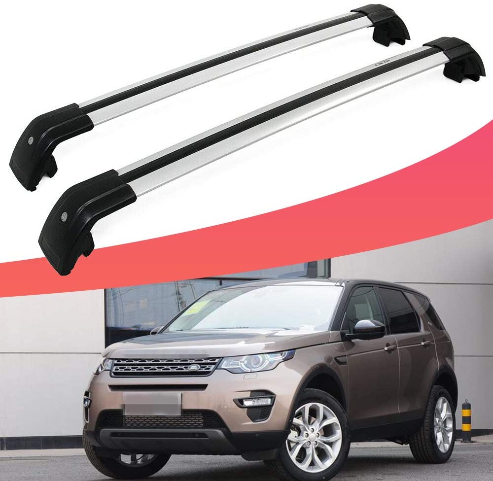 SnailAuto Silver Roof Rails Rack Cross Bars Fit for Land Rover Discovery Sport 2015-2021