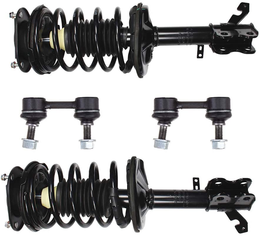 FEIPARTS Struts and Shocks Suspension Kit Front Strut Spring Assembly Stabilizer Bar Link Kit Fit for 1998-2002 Chevrolet Prizm 1993-2002 Toyota Corolla Set of 4