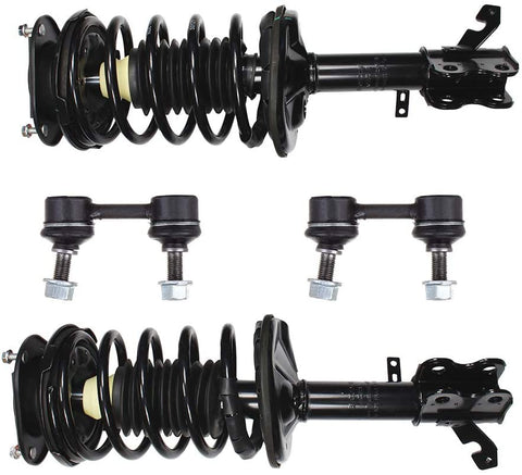 FEIPARTS Struts and Shocks Suspension Kit Front Strut Spring Assembly Stabilizer Bar Link Kit Fit for 1998-2002 Chevrolet Prizm 1993-2002 Toyota Corolla Set of 4