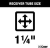 CURT 11070 Class 1 Trailer Hitch, 1-1/4-Inch Receiver, Select Volkswagen Jetta
