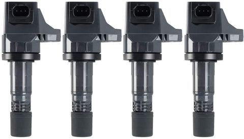 A-Premium Ignition Coil Pack Compatible with Acura ILX 2013-2015 Honda Civic 2012-2015 HR-V 1.8L 2.0L 2016-2019 Front 4-PC