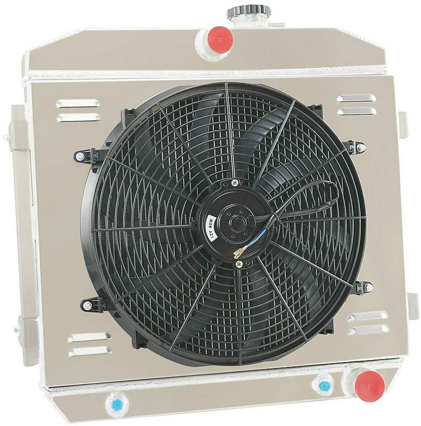 OzCoolingParts 4 Row Core All Aluminum Radiator + 2 x 10