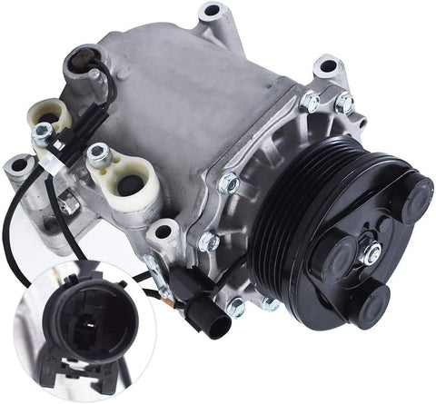 labwork AC Compressor & A/C Clutch for Mitsubishi Eclipse Galant Lancer Mirage Dodge Stratus Chrysler Sebring Coupe 4-Cyl - BuyAutoParts 60-01403NA