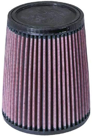 K&N Universal Clamp-On Air Filter: High Performance, Premium, Washable, Replacement Filter: Flange Diameter: 2.75 In, Filter Height: 7 In, Flange Length: 0.75 In, Shape: Round Tapered, RU-3610, Red