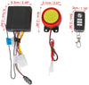 F FIERCE CYCLE 1 Set Motorcycle Scooter Bike Alarm System Engine Start Anti-Theft Security Remote Control with Connection Cable Battery 315MHz