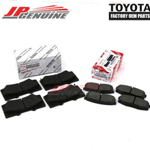 GENUINE TOYOTA 07-17 TUNDRA 08-17 SEQUOIA OEM FRONT & REAR BRAKE PADS FULL SET