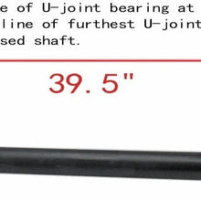 CRS N93162 New Prop Shaft/Drive Shaft Assembly, Front, for 1998-2002 JEEP Wrangler/TJ, w/M.T, 6 Cyl. Eng, about 39 1/2" Long