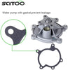 SCITOO Water Pump with Gasket fits for 2009 2011 AW6020 130-9660 for Buick Lucerne Terraza for Chevy Impala Malibu Monte Carlo Uplander 3.5L 3.9L
