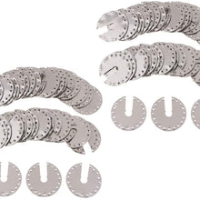 Homyl 100PSC/SET Solar Panel PV Grounding Clip/Washer 45x45mm Stainless Steel