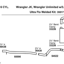 Dynomax 39517 Ultra Flo Welded Cat-Back Single Exhaust System