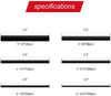 Nilight 130 Pcs 3:1 Heat Shrink Tubing Kit Dual Wall Adhesive Sleeve Tube Electrical Wire Cable Wrap Tube Assortment with Storage Case for DIY(6 Sizes, Black), 2 Years Warranty (50089R)