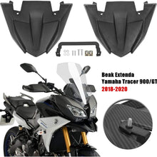 Motorcycle Front Wheel Hugger Fender Beak Nose Cone Extension Cover Extender Cowl for Yamaha MT 09 MT09 MT-09 Tracer 900 GT FJ09 FJ-09 2018 2019 2020 18-20 (Black)