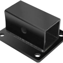 VOWAGH RV Bumper Hitch Receiver Adapter Compatible with RV Bumper Bike Rack Cargo Travel Carrier Mount Built for 4" x 4" Continuous Welded Steel Bumpers