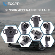 ECCPP 2PCS Throttle Position Sensor Fit For 2006-2011 Polaris Ranger 500 2014-2016 Polaris Ranger 570 2011-2016 Polaris Ranger 800 2011-2013 Polaris Ranger Crew 500 TPS Sensor