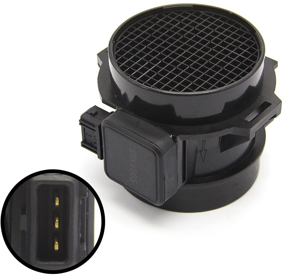 Mass Air Flow Sensor Meter MAF for BMW E36 E39 E46 3 Series 5 Series Z3 Series Suzuki Verona & Volvo S40 V40 2.5L 2.8L Edition Replace # 5WK9605 13621432356