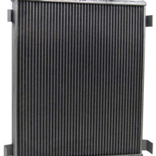 OzCoolingParts 62mm 4 Row Core Aluminum Radiator for 1930-1931 Ford Model A, 1932 Ford High Boy & Model B B,40,48,68,74,78,81 A,82 A,85 and More Models, Chevy V8 Engine