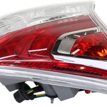 For Nissan Rogue Inner Tail Light Assembly 2014 2015 2016 Driver Side For NI2802103 | 26555-4BA1A