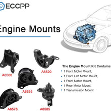 ECCPP Engine Mount and Trans Mounts A6576 A6585 A6520 A6506 A6526 Set of 5 Fit For 1997 1998 1999 2000 2001 Honda CR-V 2.0L