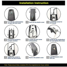 ANPART Roof Rack Crossbars fit for 2015-2019 for Kia Sorento Sport Utility 4-door Silver Aluminum Rooftop Cargo Carrier