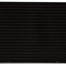 VioletLisa All Aluminum Air Condition Condenser 1 Row Compatible with 2000-2005 LeSabre 3.8L 2000-2005 Bonneville 3.8L V6 Without Oil Cooler