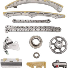 MAYASAF Engine Timing Chain Kit for 2003-07 Honda Accord, 2002-09 Honda CR-V, 2003-11 Honda Element, 2.4L L4 2354CC DOHC Engine Timing Chain Set W/O Intake Cam Sprocket (TKC8006)