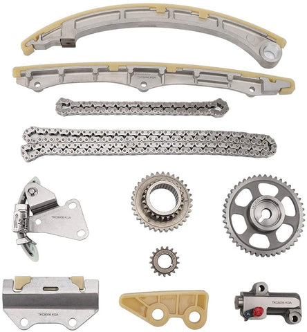 MAYASAF Engine Timing Chain Kit for 2003-07 Honda Accord, 2002-09 Honda CR-V, 2003-11 Honda Element, 2.4L L4 2354CC DOHC Engine Timing Chain Set W/O Intake Cam Sprocket