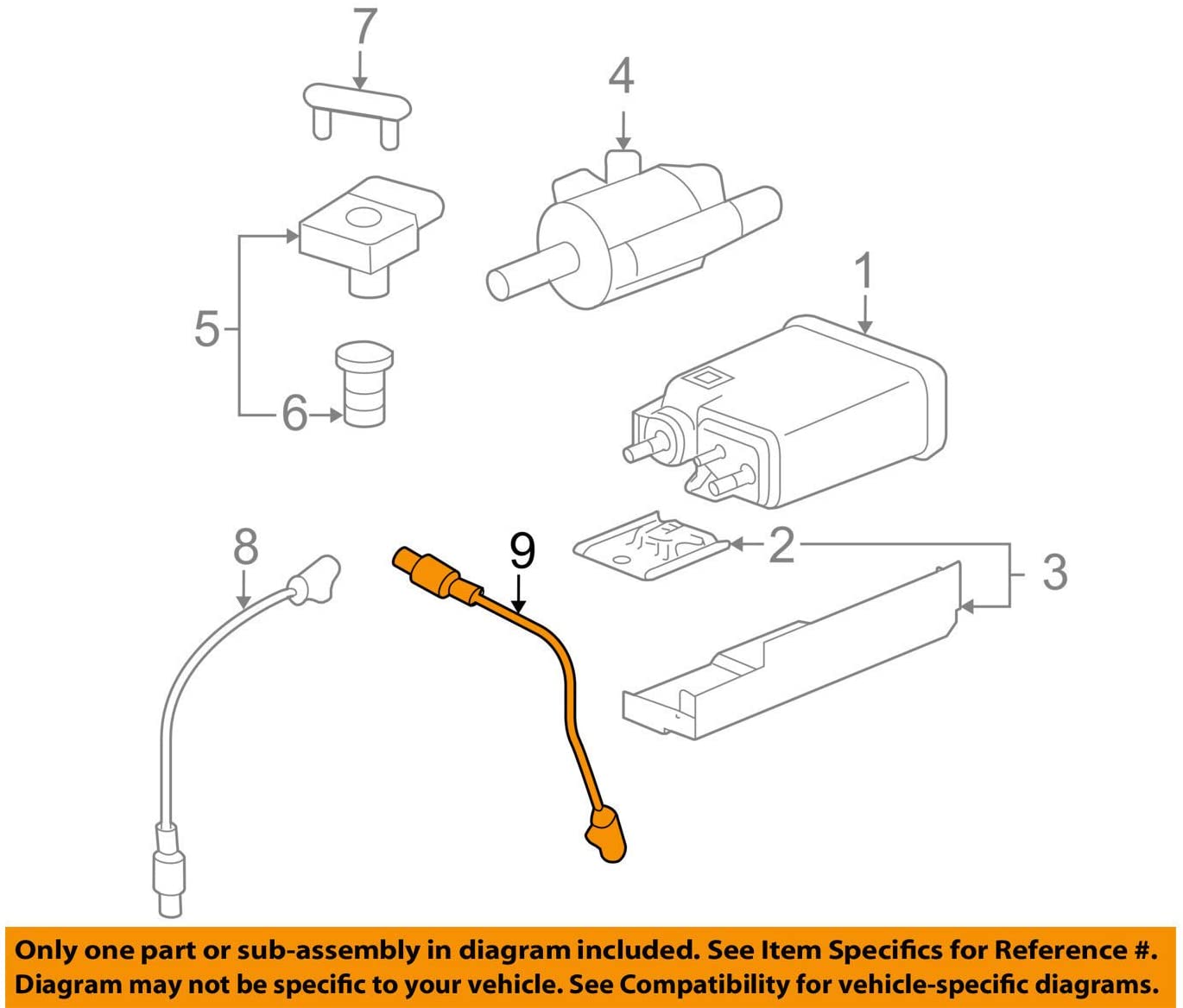General Motors 12609457, Oxygen Sensor