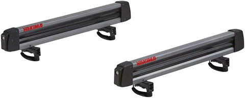 Yakima - FreshTrack 4 Ski & Snowboard Mount, Fits Up To 4 Pairs of Skis or 2 Snowboards, Fits Most Roof Racks