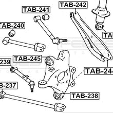 FEBEST TAB-240 Arm Bushing for Rear Rod