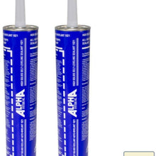 Alpha Systems 862149 N1021 High Solids Low V.O.C. Self-Leveling Sealant-11 oz. Tube, Almond (Qty 2)