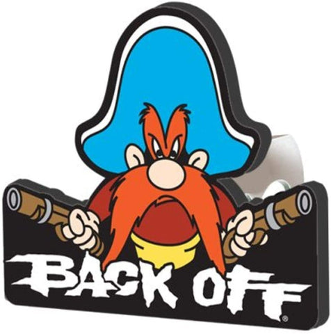 Plasticolor 002231R01 Yosemite Sam Back Off Hitch Cover