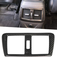 Hlyjoon Car Carbon Fiber Rear Air Conditioning Outlet Frame Cover Trim Rear Air Outlet Frame Trim Fit for Auto 218i Gran Tourer F45 F46 2015 2016 20217 2018