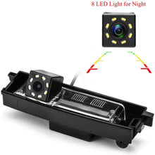 eHANGO Car Rear View Camera Bracket License Plate Lights Housing Mount for Toyota RAV4 XA30 2005~2012 (Spare Wheel On Door) / Toyota Vanguard XA30 2005~2012 (Spare Wheel On Door) (8 LED)