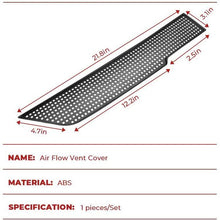 CoolKo Custom Fit Air Flow Vent Protection Cover Intake Airvent Grille Compatible with Model 3 & Y - 1 Piece