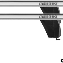 Roof Rack Cross Bars Lockable Luggage Carrier Fixed Point Roof Cars | Silver Aluminum Cargo Carrier Rooftop Bars | Automotive Exterior Accessories Fits Subaru Impreza 2017-2021