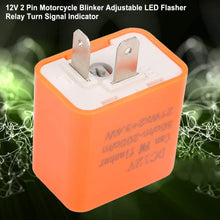 5pcs/set 12v 2 pin Electronic Turn Signal Flasher Relay, Turn Signal Flasher Relay for Led Lights