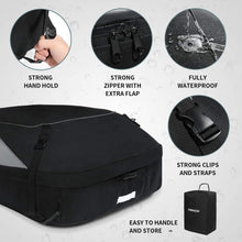 MIDABAO Car Top Carrier Roof Bag by Waterproof 1200-Denier Polyester Material - 100% Waterproof & Coated Zippers 20 Cubic ft - for Cars with or Without Racks