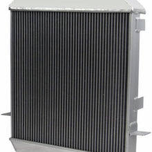 OzCoolingParts 17-27 Model T/TT Series Radiator, 3 Row Core All Aluminum Radiator for 1917-1927 Model T/Model TT/T-Bucket Grill Shells w/Chevy V8 Engine