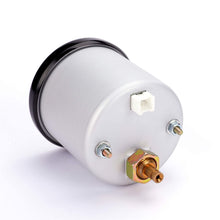 Turbo Boost/Vacuum Gauge Kit 30 PSI Tinted 7 Color - Includes Mechanical Hose & T-Fitting - Black Dial - Smoked Lens - for Car & Truck - 55mm