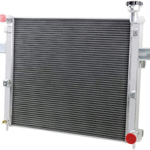 OzCoolingParts 2005-2010 Jeep Radiator, 2 Row Core Full Aluminum Radiator for 05-10 Jeep Commander,2006-2010 Jeep Grand Cherokee 3.0 3.7 V6 4.7 6.1 V8