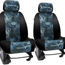 Front Seats: ShearComfort Custom Kryptek Neo-Supreme Seat Covers for Toyota Corolla (2020-2020) in Kryptek Neo-Supreme Highlander for Buckets w/Adjustable Headrests