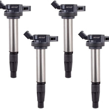 MAS Ignition Coils Compatible with Lexus Toyota Pontiac Scion CT200h Corolla Prius Matrix Vibe xD UF-596 UF-619 5C1771 C1714