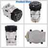 labwork AC Compressor & A/C Clutch CO 101510C Replacement for 1997-2007 Ford F-150 F-250 F-350 F-450 F-550 1520693 10343122