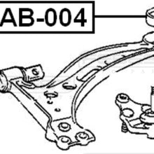 FEBEST TAB-004 Control Arm Bushing
