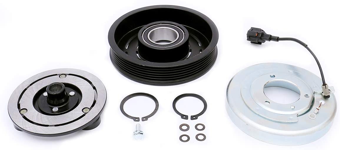 FKG AC Compressor Clutch Assembly Repair Kit CO 10874JC 926008J00B Fit for 2002-2006 Nissan Altima 3.5L, 2004-2008 Nissan Maxima 3.5L