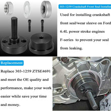 Crankshaft Rear Main Seal Installer Tool 303-770 & Crankshaft Front Seal Wear Ring Installer Tool Alt 303-1259 for Fits for Ford 4.5L, 6.0L & 6.4L Powerstroke Diesel Engines (2-Pack)