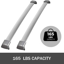 Bestauto 4PCS Roof Rack Aluminium Roof Rail Plus Roof Rack Cross Bars Silver Luggage Carrier Compatible With Honda Vezel HRV, 2016-2020, Silver